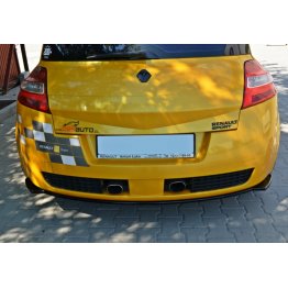 Накладка сплиттер на задний бампер на Renault Megane II RS